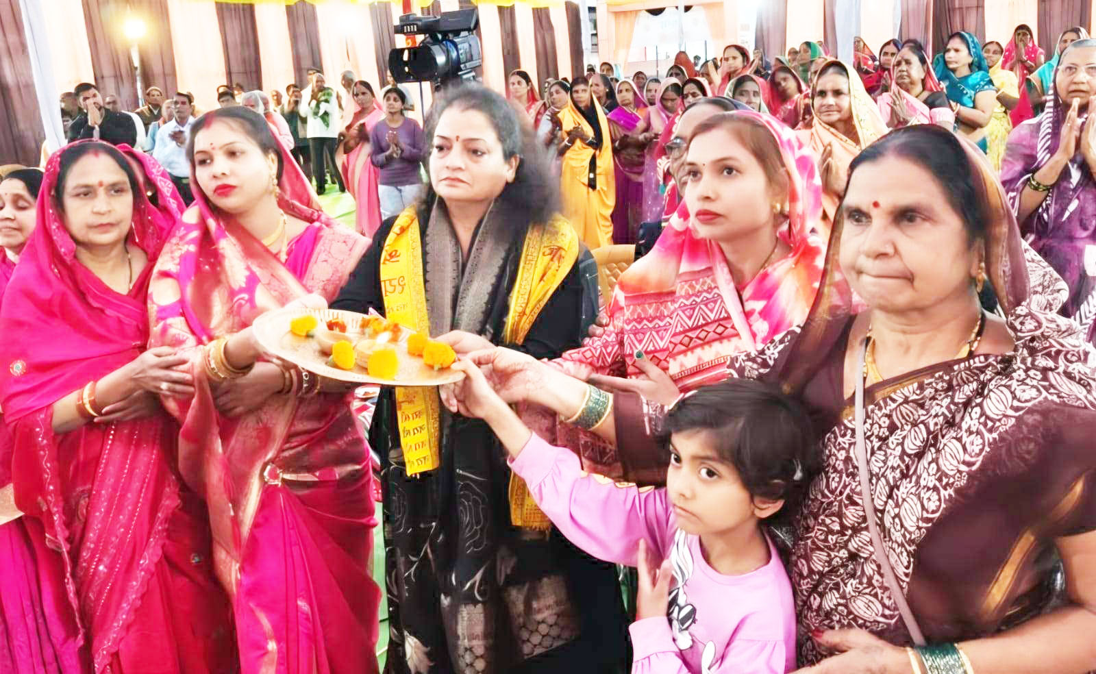 भागवत कथा सुनने से मन, बुद्धि और आत्मा का शुद्धिकरण होता है-कल्पना योगेश