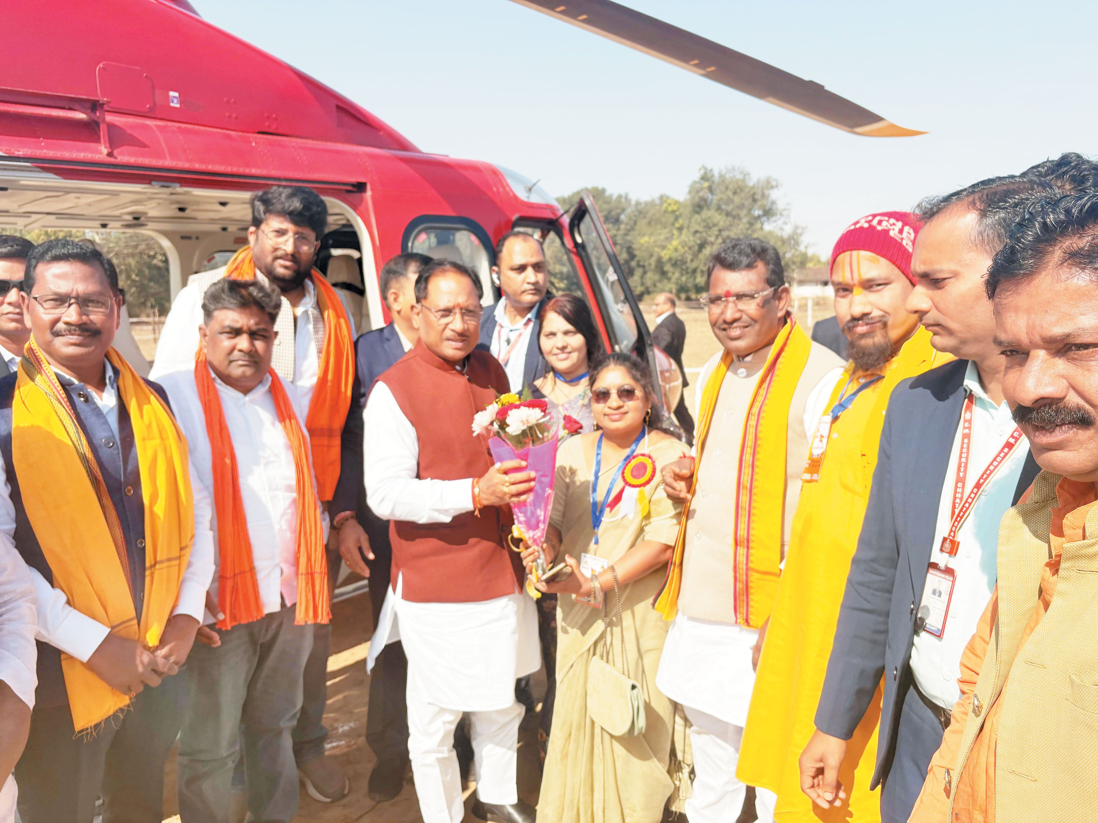 देवकी साहू ने किया सीएम का स्वागत