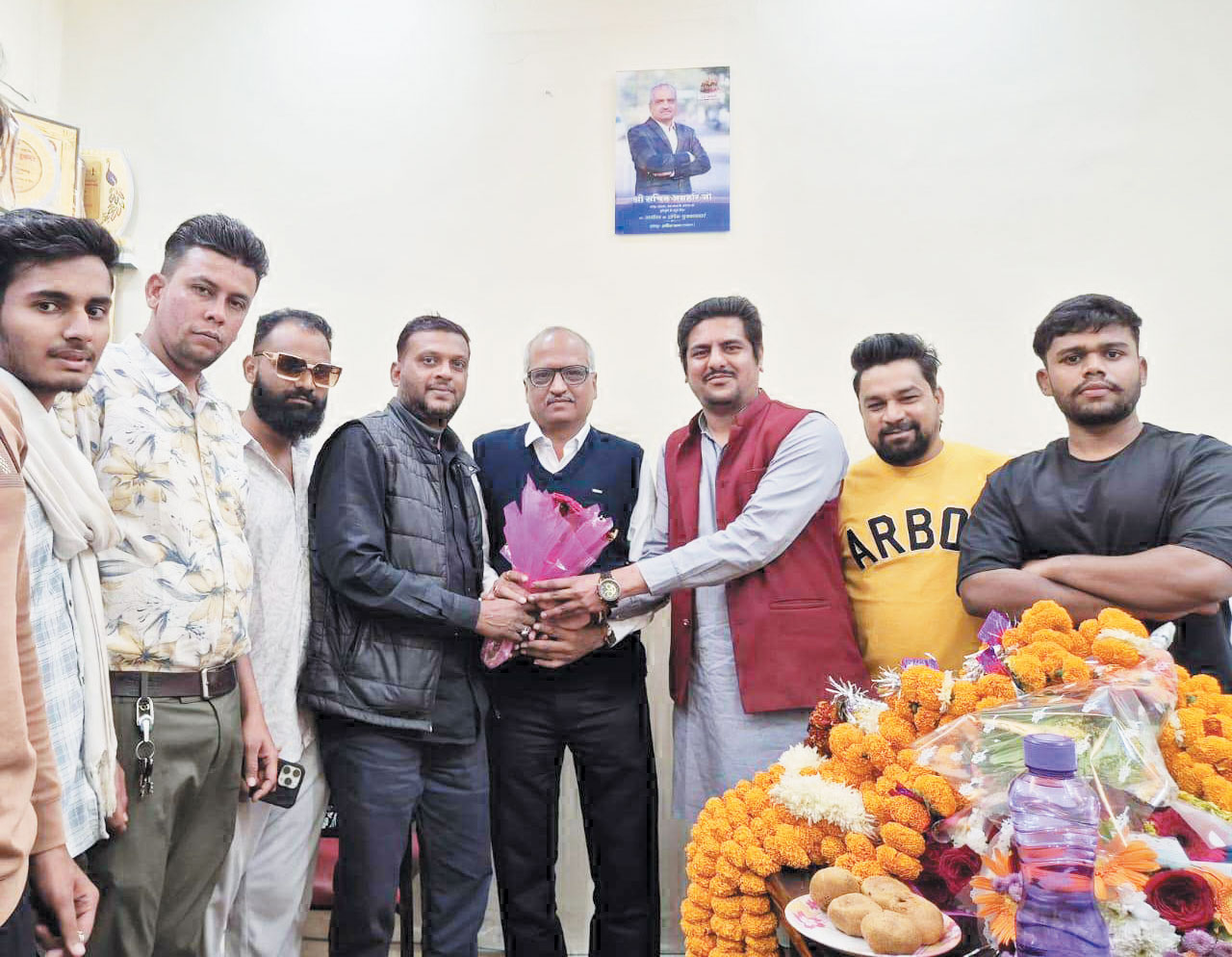 कांग्रेस अल्पसंख्यक ने मनाया सचिन अग्रहरि का जन्मदिन