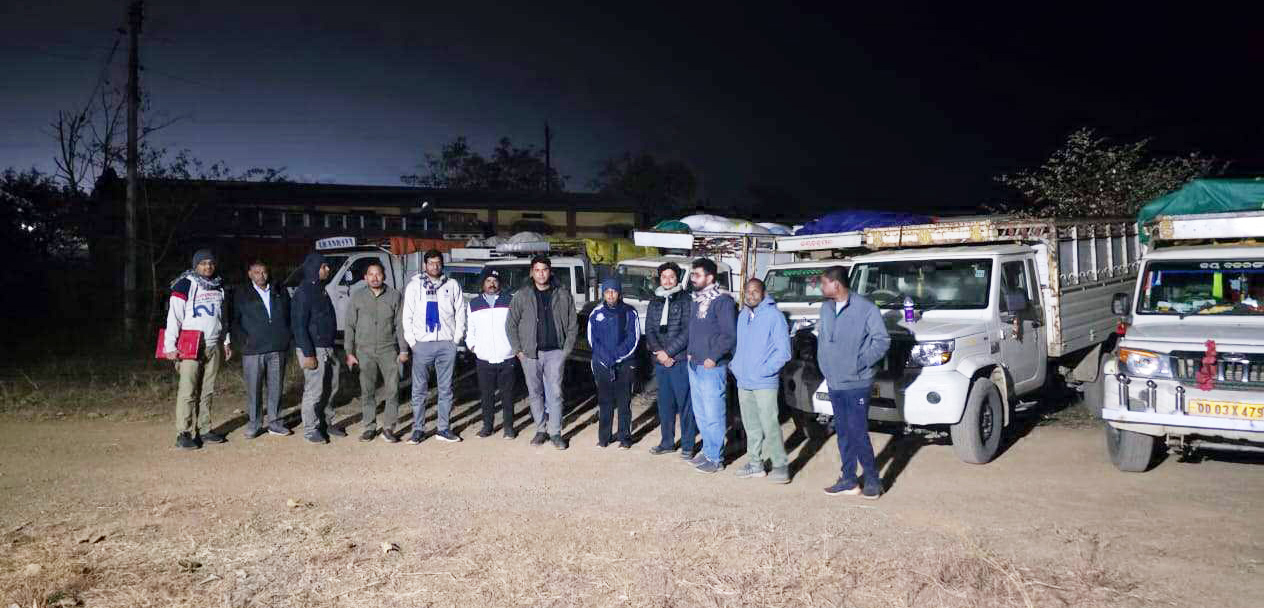 एक ही दिन में 38 हजार क्विंटल अवैध धान, 8 ट्रैक्टर व 3 पिकअप जब्त