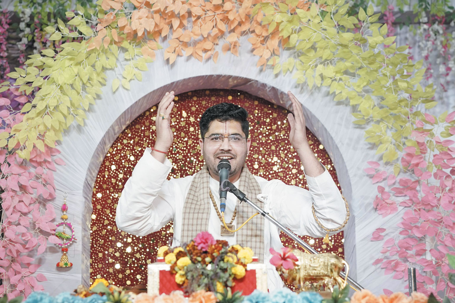 श्रीमद् भागवत कथा, श्रीकृष्ण रास लीला से रसमय हुआ पंडाल 