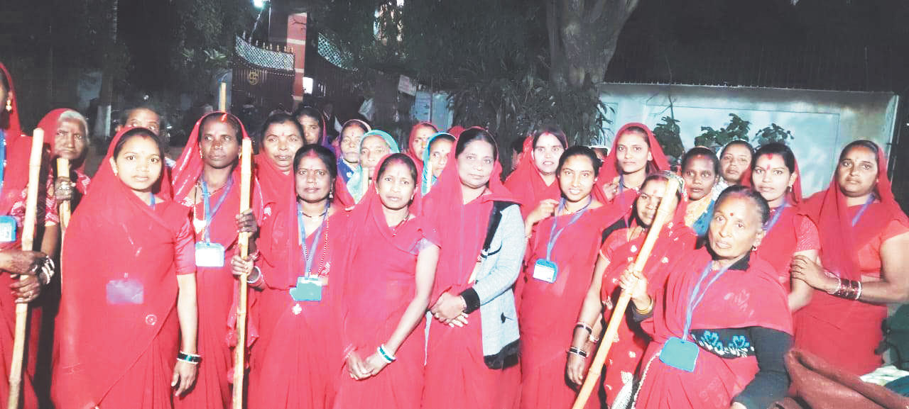 ग्रामीण महिला कमांडो का सम्मान