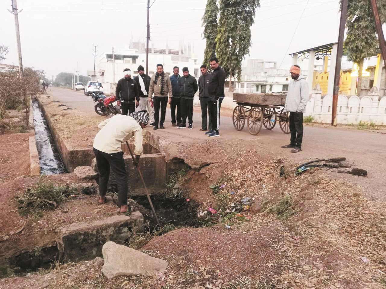 निगम आयुक्त ने रेवाडीह वार्ड का लिया जायजा