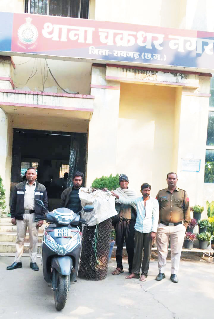 फेंसिंग तार चोरी, तीन गिरफ्तार