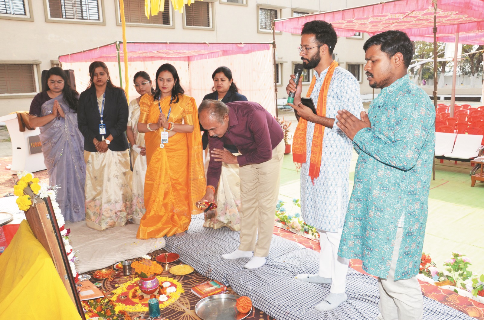 युगांतर में बसंत पंचमी का भव्य आयोजन