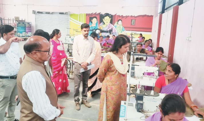 प्रमुख सचिव ने राज्यपाल के गोद ग्राम का किया निरीक्षण