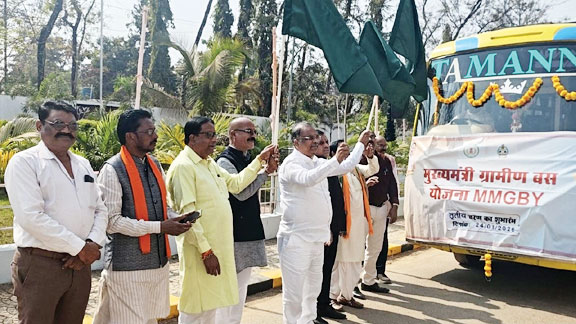 बस्तर में 3 नई बस सेवाएं शुरू