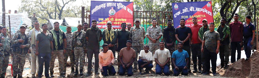 सागमेटा में नवीन सुरक्षा एवं जन सुविधा कैम्प की स्थापना