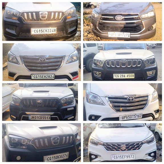 स्टंटबाजी: 8 गाडिय़ां जब्त