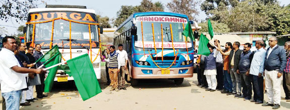 मुख्यमंत्री ग्रामीण बस योजना: राजपुर में दो नए रूटों पर बस सेवा शुरू