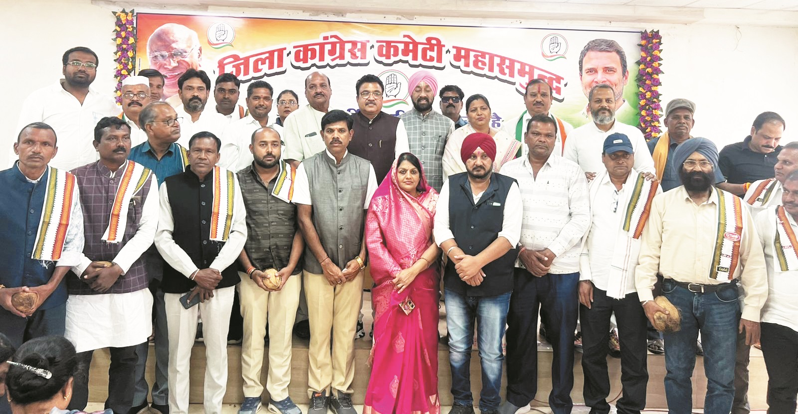 नवनियुक्त ब्लॉक अध्यक्ष, मंडल अध्यक्ष ने पदभार संभाला