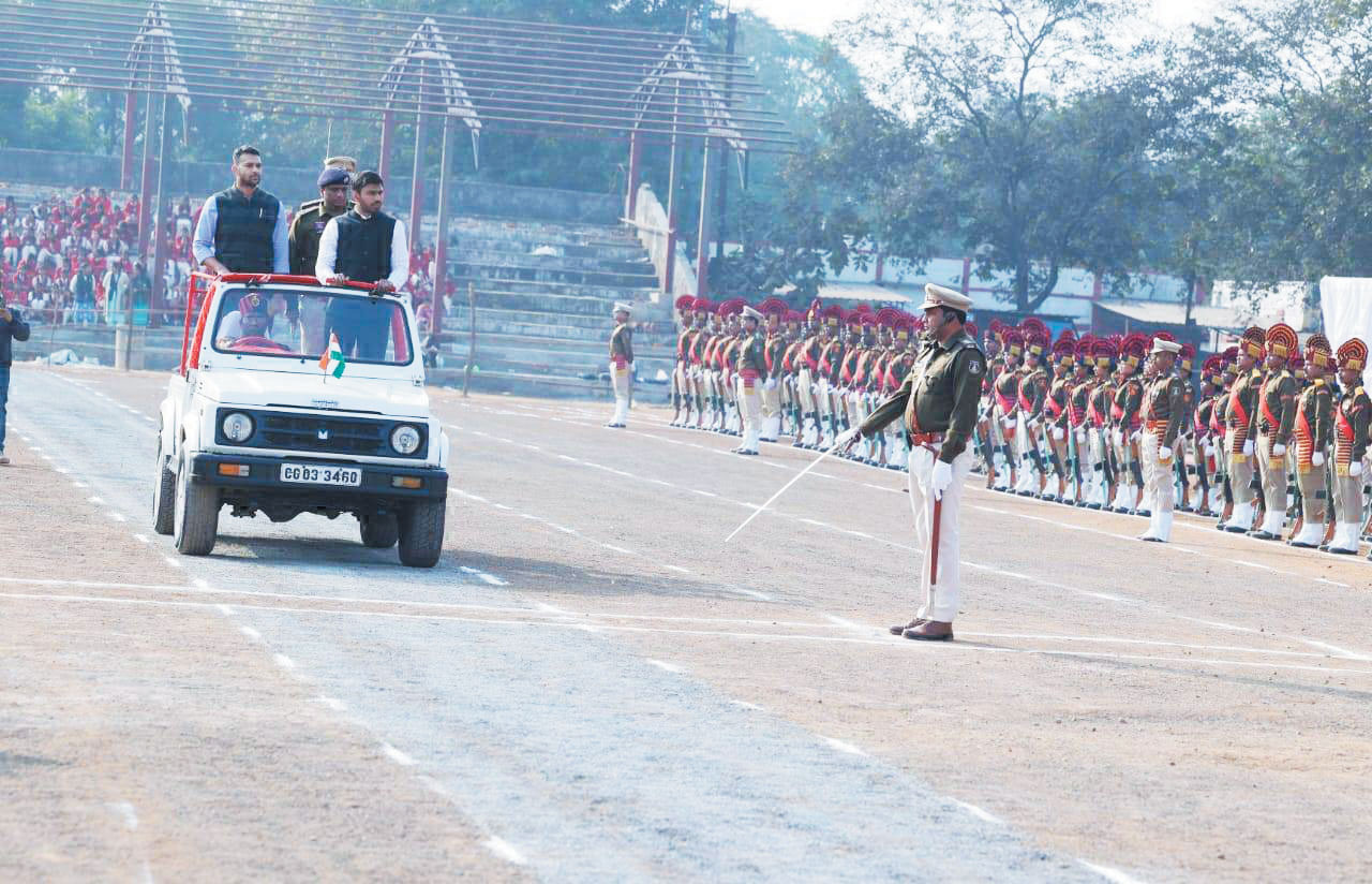 गणतंत्र दिवस समारोह की फुल ड्रेस रिहर्सल संपन्न
