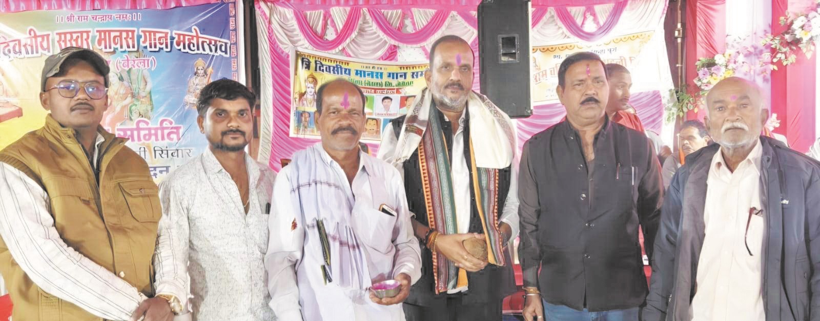 मानस गान सम्मेलन व नवधा रामायण में शामिल हुए योगेश