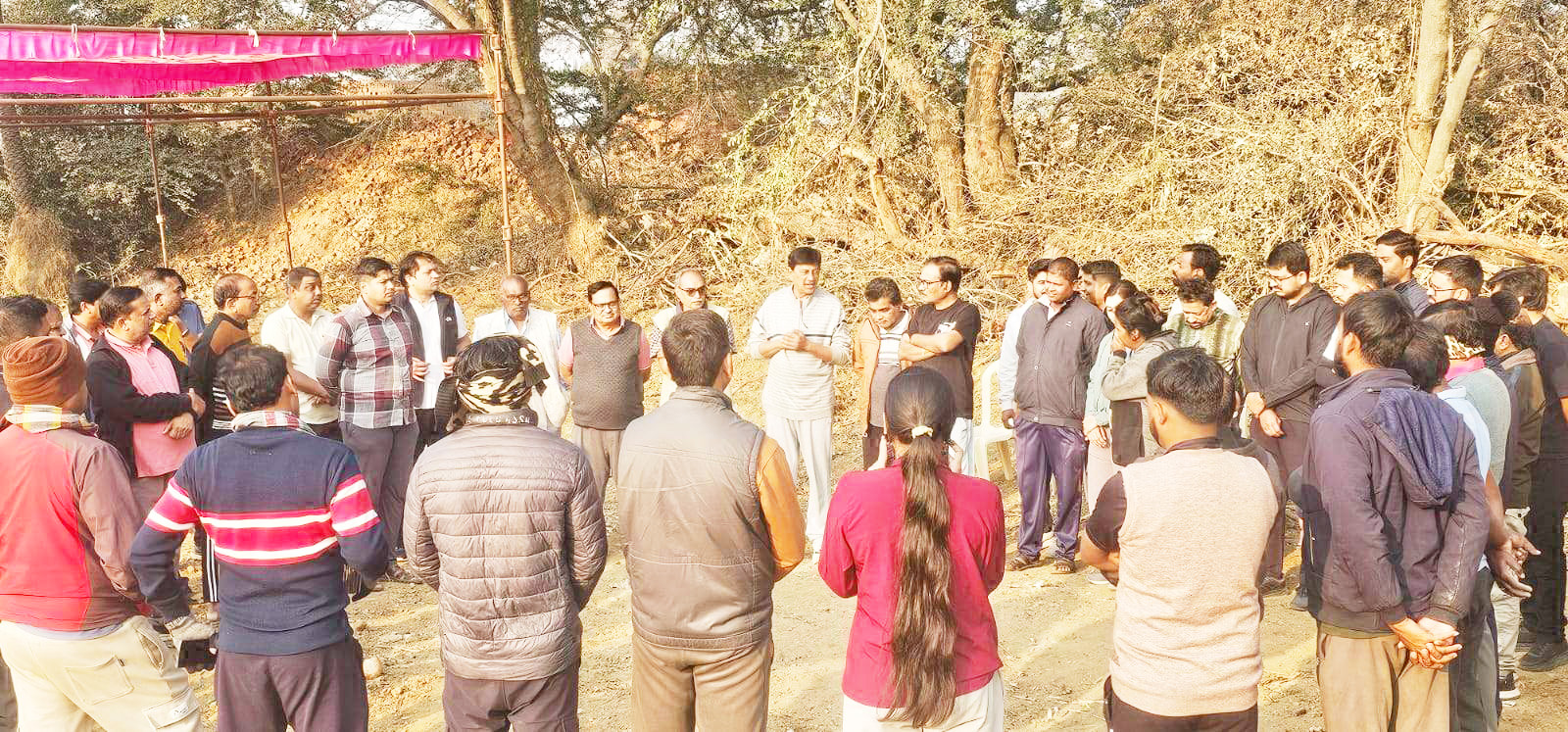 सितली नाला क्षेत्र में श्रमदान