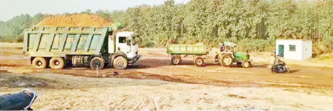  रेत घाटों पर अवैध खुदाई व परिवहन के आरोप