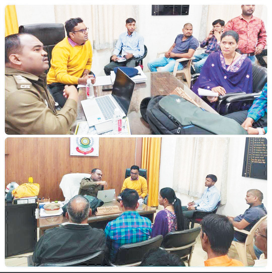 आरटीओ अफसर व ट्रैफिक डीएसपी की बस संचालकों संग बैठक