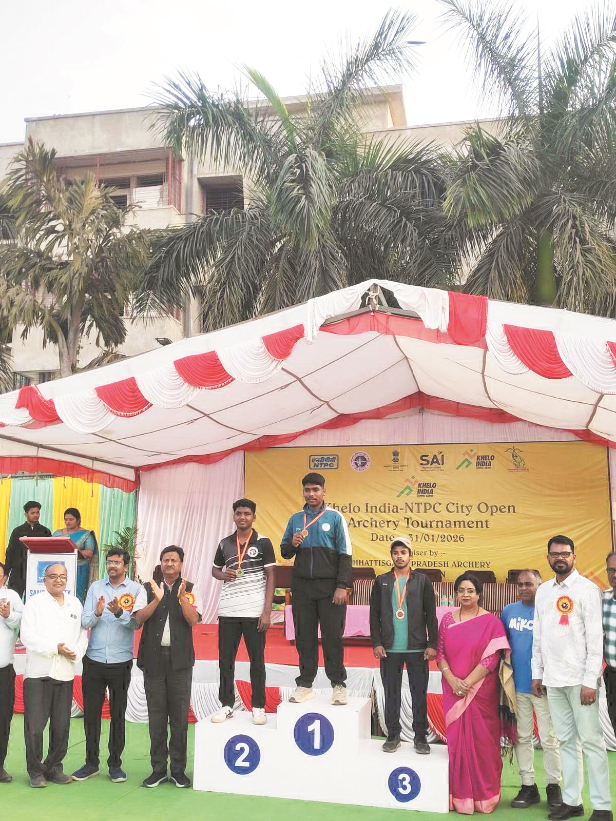 पुलिस लाइन के तीरंदाजी खिलाडिय़ों ने जीते पदक