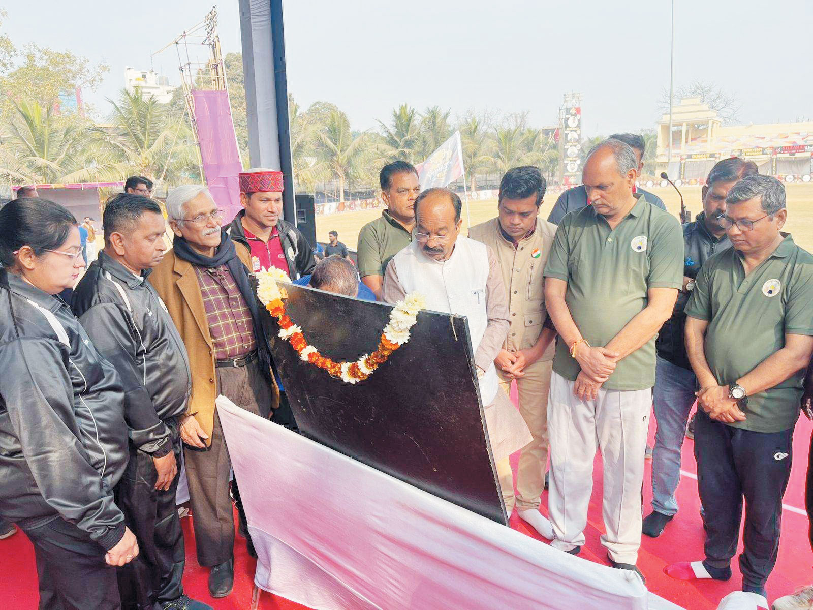 प्रेस क्लब का खेल मड़ई शुरू