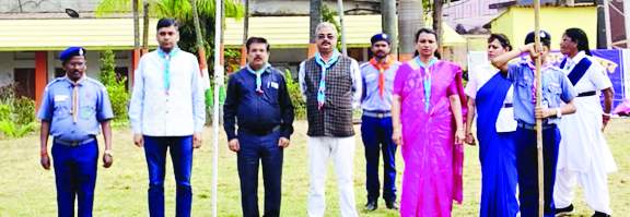 डीएवी पब्लिक स्कूल बचेली में स्काउट-गाइड दीक्षांत समारोह