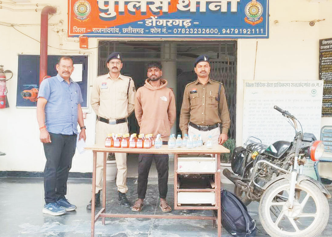 शराब परिवहन करते आरोपी पकड़ाया