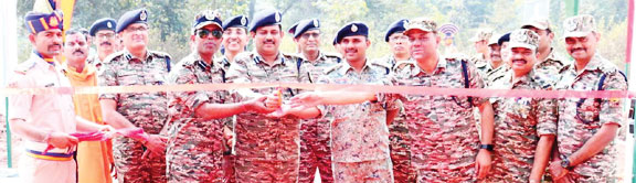 देवरपल्ली में सीआरपीएफ 131 बटालियन के नए यूनिट मुख्यालय का उद्घाटन