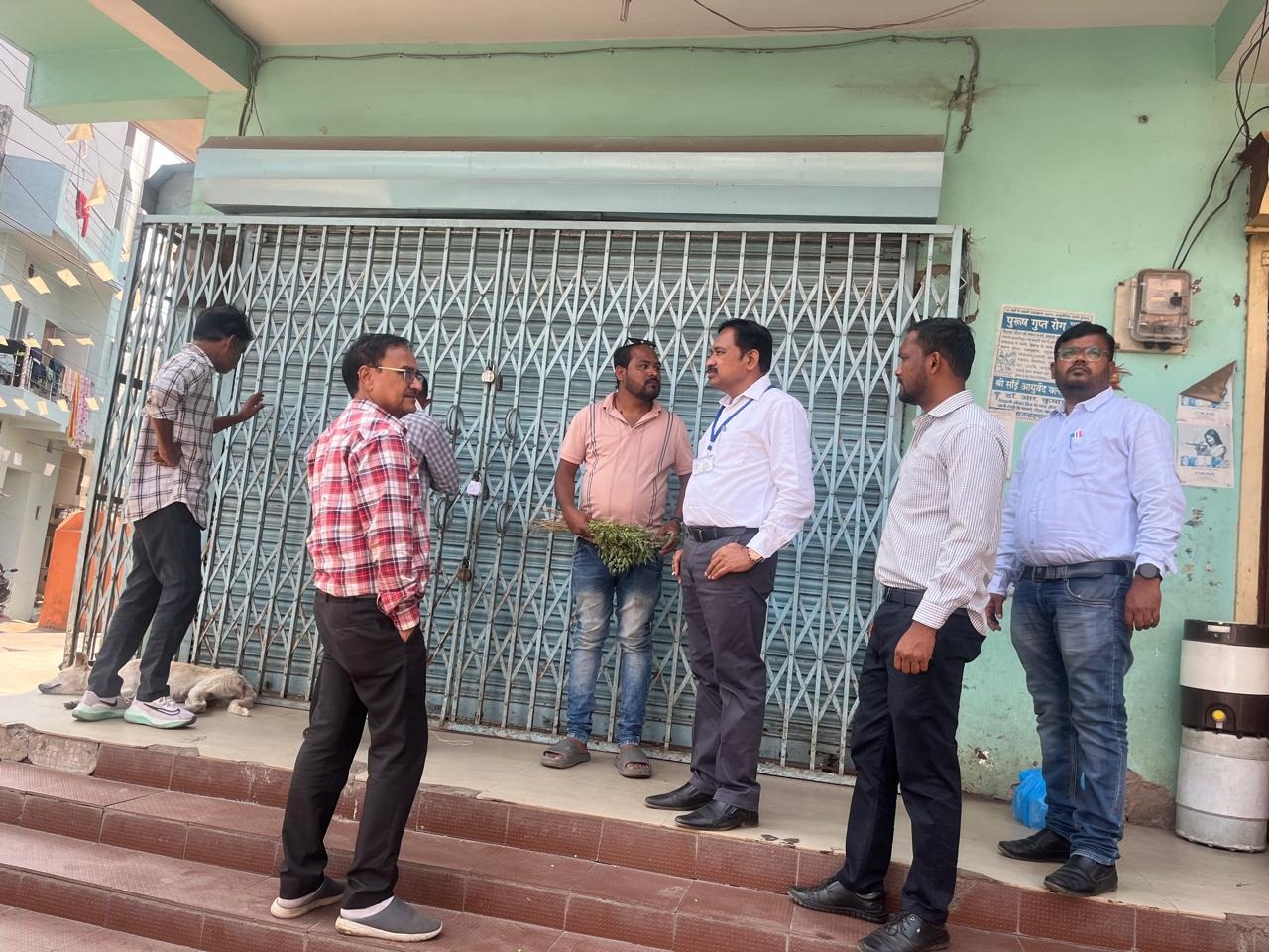 भैंसा कोठा व्यवसायिक परिसर की 10 दुकानें सील