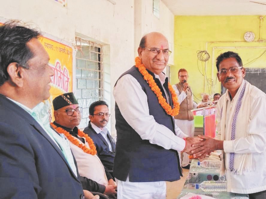 साहित्य समिति ने शशिकांत को अध्यक्ष बनने पर दी बधाई