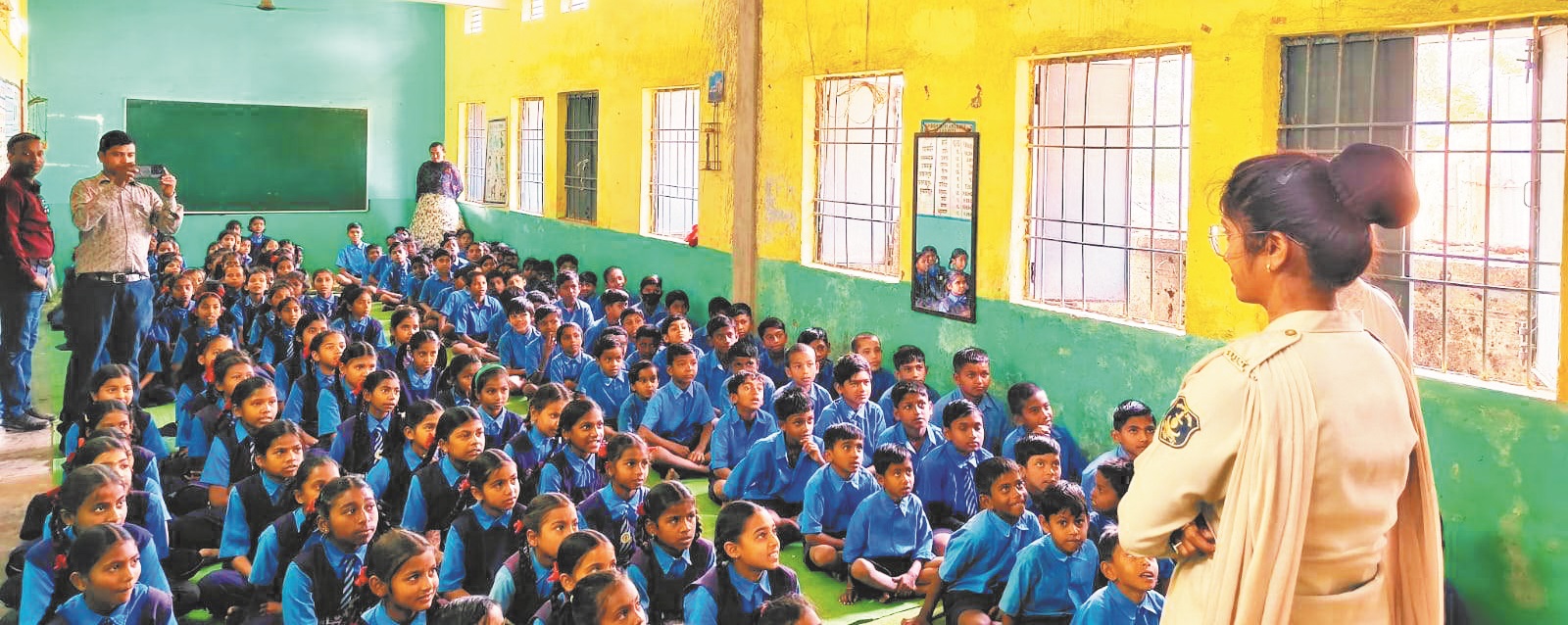 कन्हारपुरी के स्कूली बच्चों ने जाना गुड टच- बैड टच