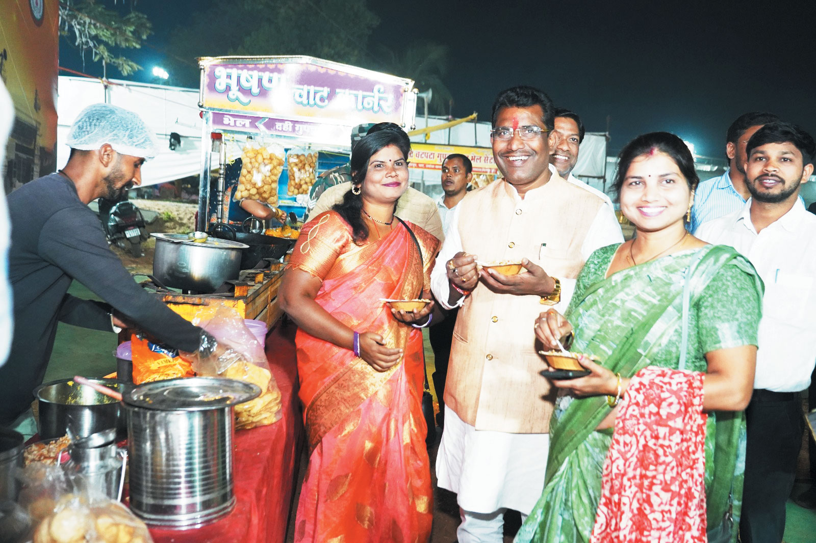 राजिम कुंभ कल्प में विधायक ने मेला व्यवस्थाओं का लिया जायजा