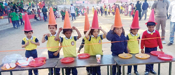 मास्टरमाइंड जूनियर्स स्कूल में वार्षिक खेल दिवस, बच्चों और अभिभावकों ने दिखाया उत्साह