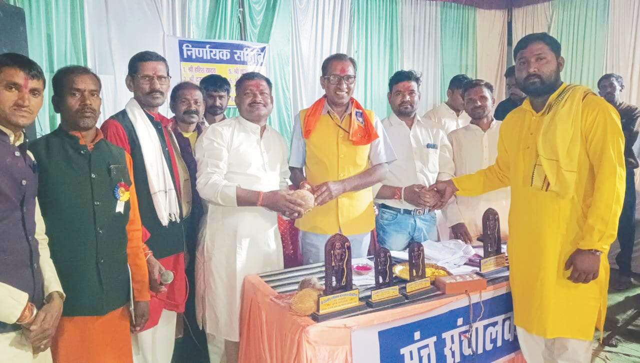 भेलवाडीह में मानस गान स्पर्धा