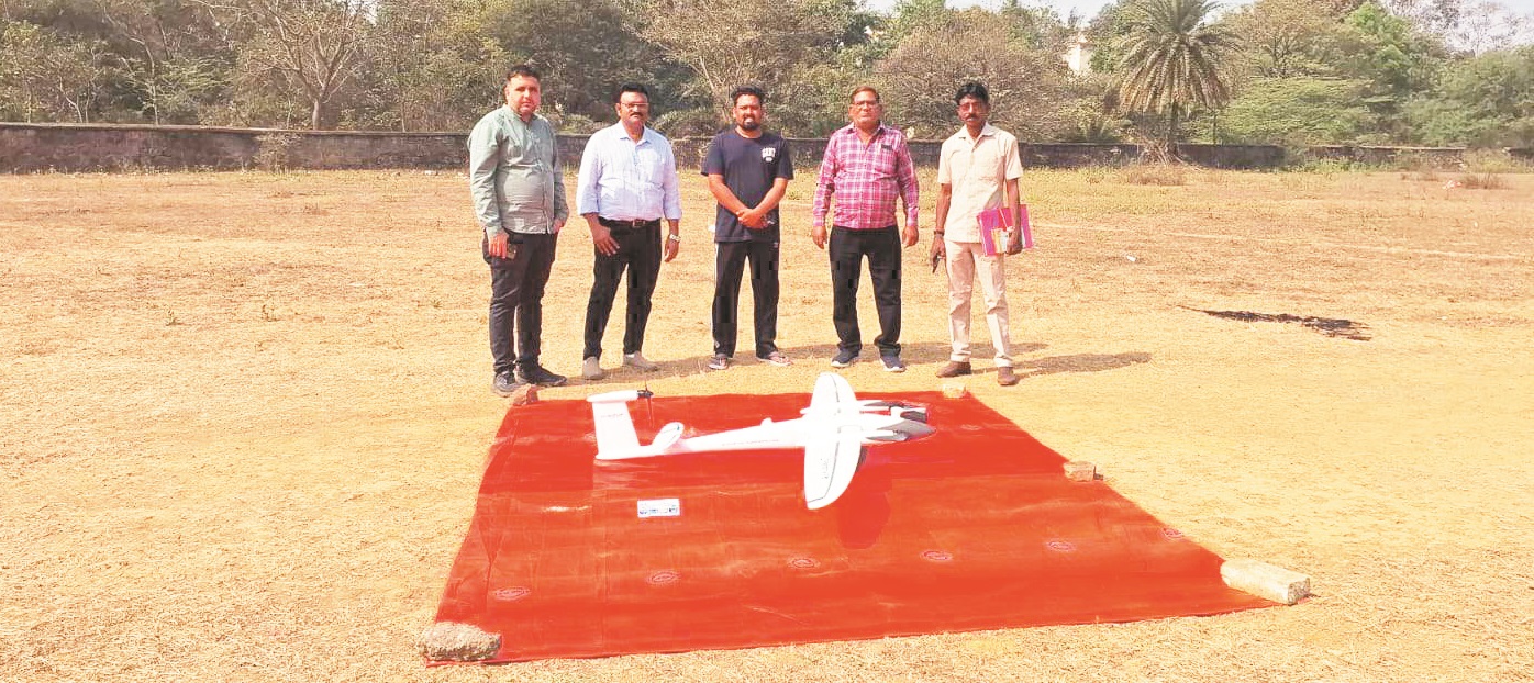 जोन-5 में ड्रोन से संपत्तियों का सर्वे शुरू