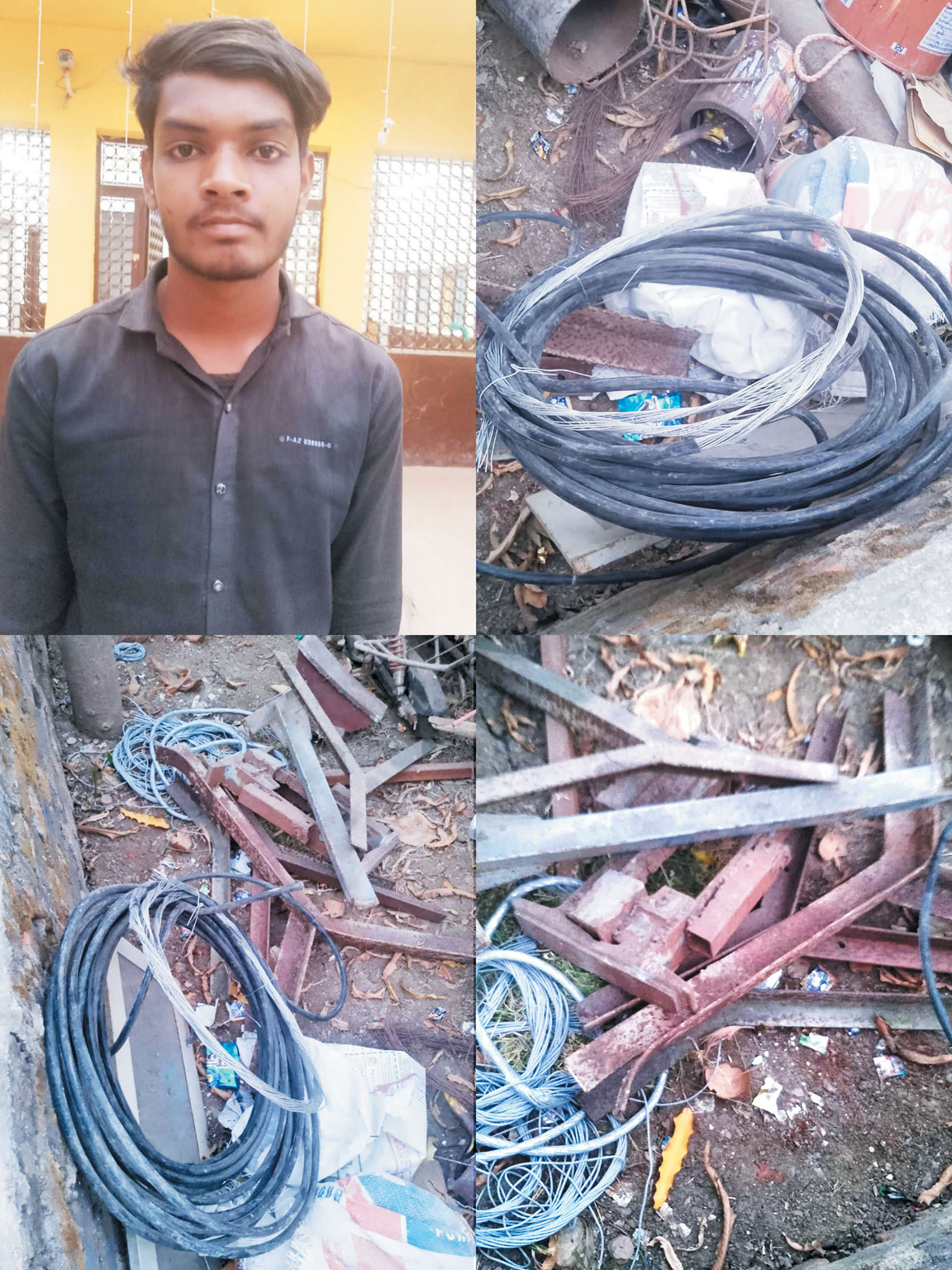 अंबुजा सीमेंट संयंत्र में चोरी, नाबालिग समेत दो आरोपी गिरफ्तार