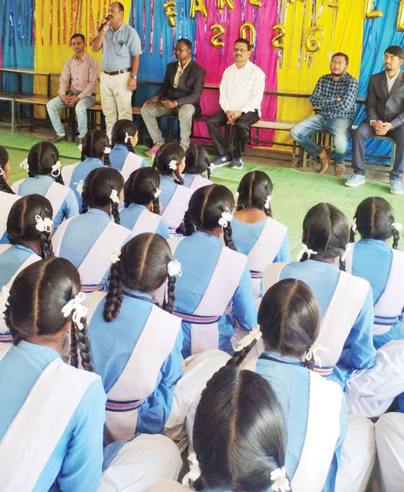 कुष्ठ व टीबी रोग नियंत्रण पर जागरूकता कार्यक्रम, विद्यार्थियों को दिलाई शपथ