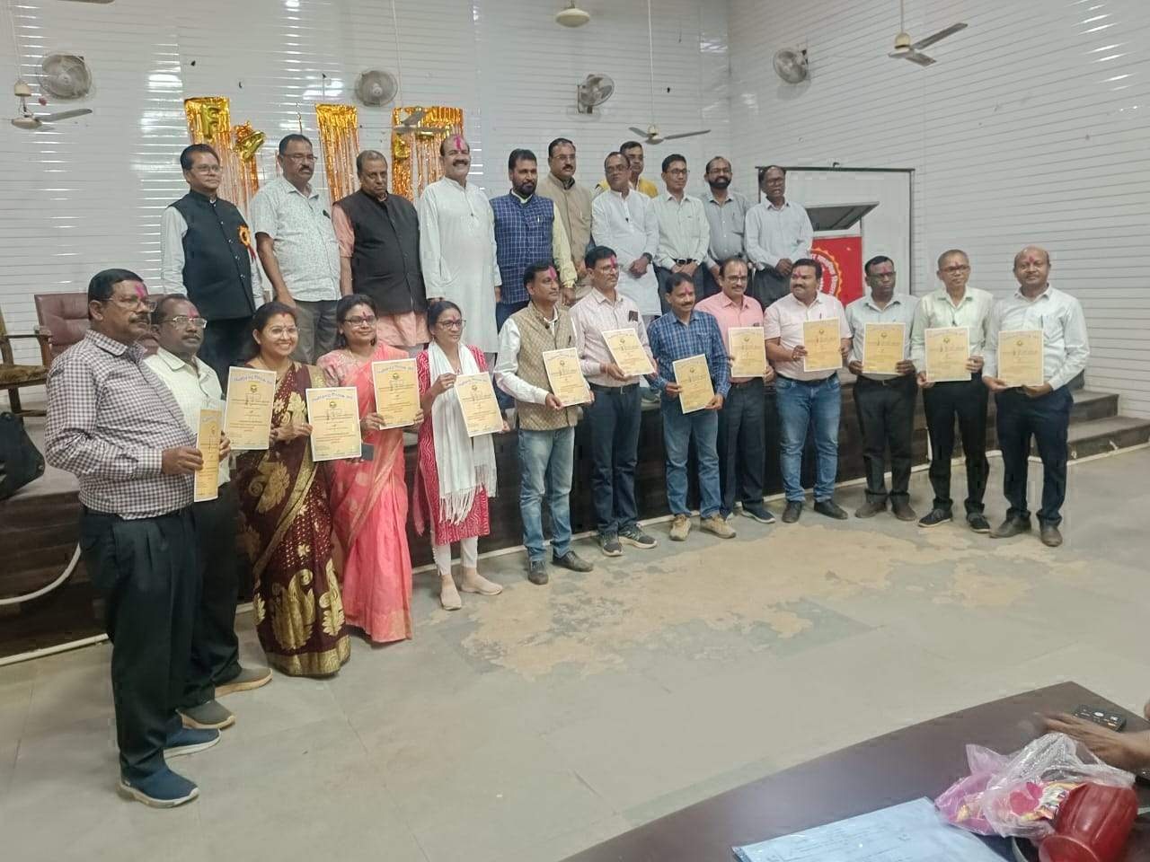 अनिल पटेल बने छग शिक्षक  संघ जिलाध्यक्ष