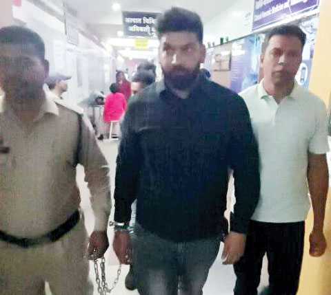 हिस्ट्रीशीटर सूदखोर रोहित तोमर गया जेल, कोतवाली में दर्ज हैं कई मामले