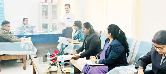 अंडर ट्रायल रिव्यू कमेटी, नेशनल लोक अदालत व हिट एंड रन मामलों पर बैठक