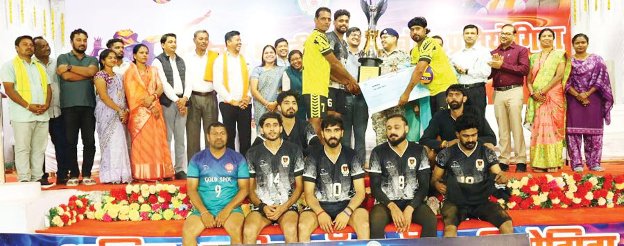 अखिल भारतीय वॉलीबॉल स्पर्धा में जबलपुर रेलवे चैंपियन