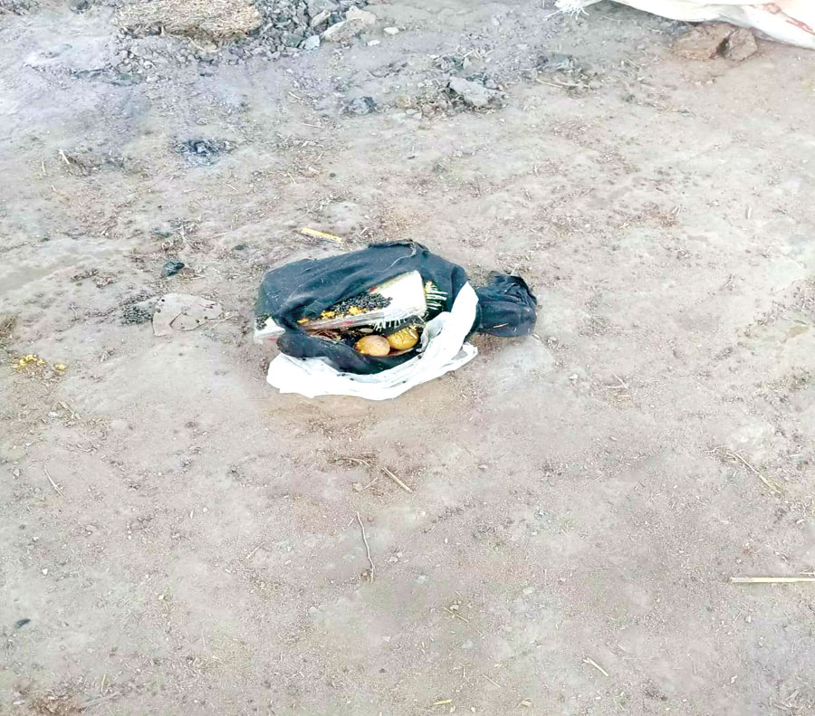 चिता से कपाल की अस्थियां गायब, परिजनों को तंत्र मंत्र की आशंका