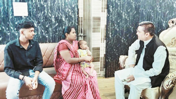 विधायक ने मासूम रुद्रांश की ओपन हार्ट सर्जरी का उठाया खर्च