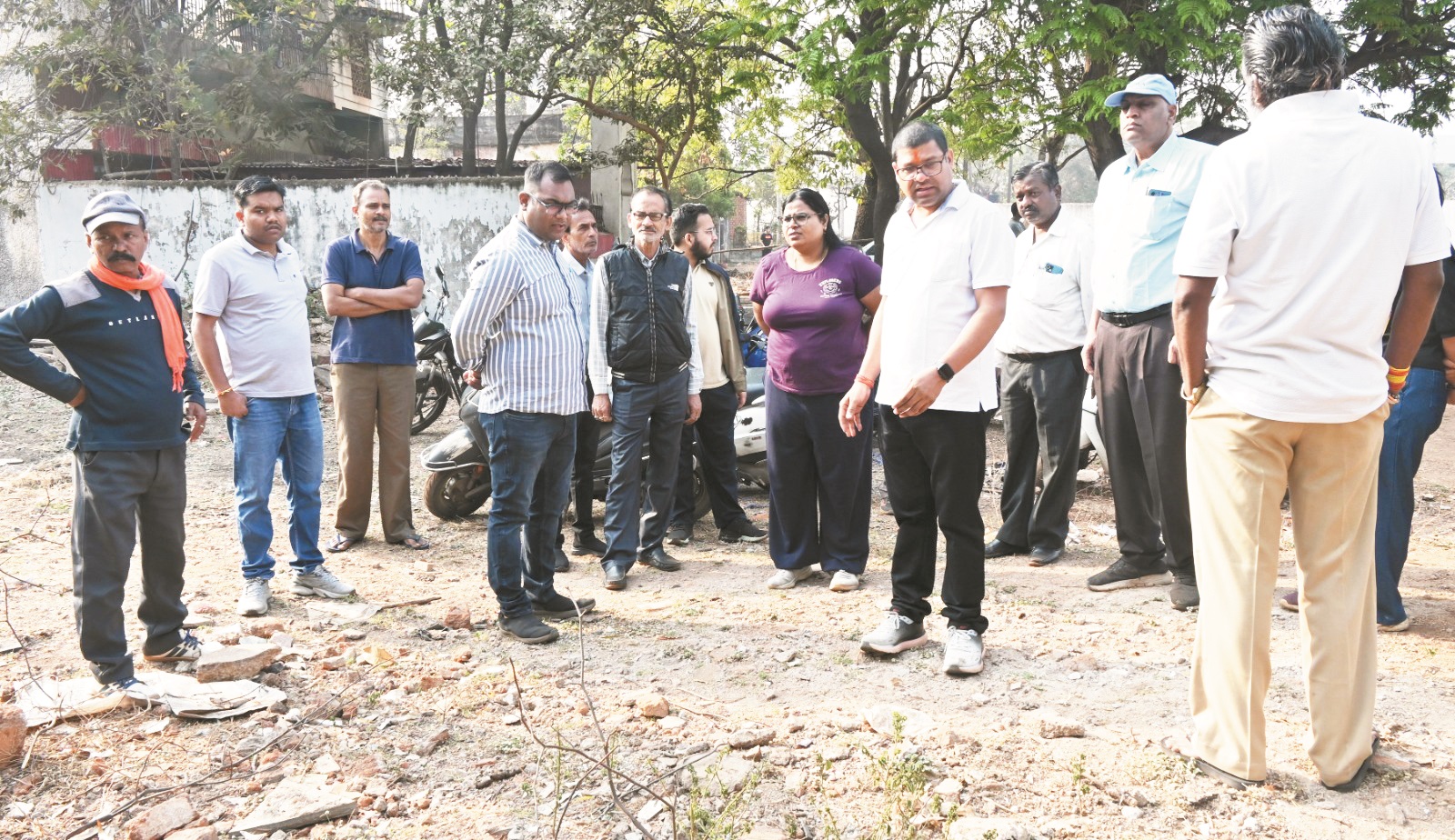 निगम आयुक्त ने किया जोन-2 वैशाली नगर का निरीक्षण