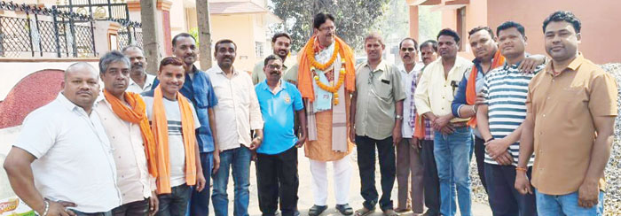 पादप बोर्ड उपाध्यक्ष का धरसीवां मंडल दौरा