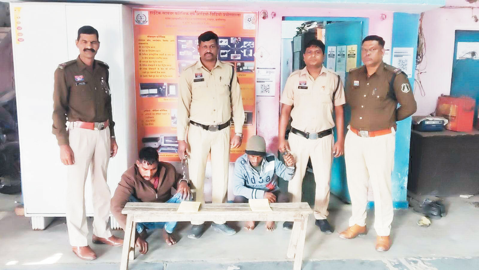 नशीले इंजेक्शन संग दो आरोपी गिरफ्तार