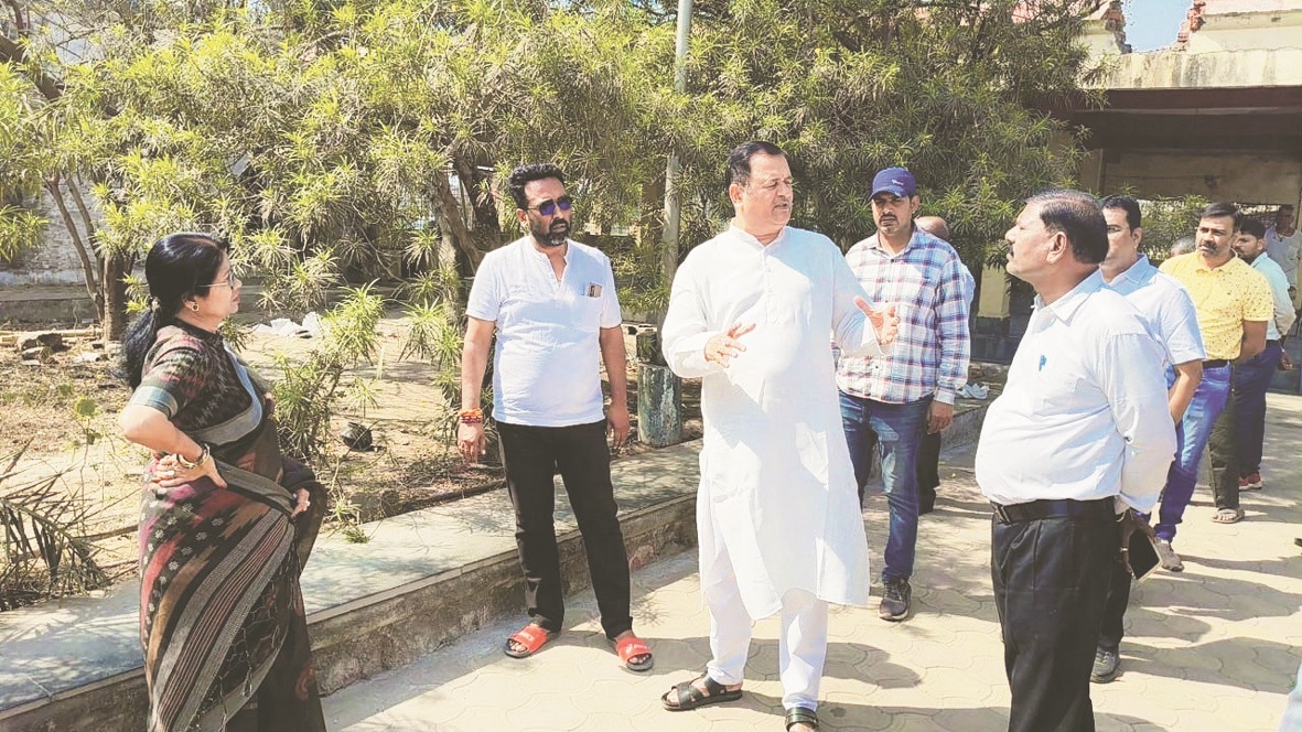 महापौर की बड़ी पहल,मुक्तिधाम सौंदर्यीकरण का खाका तैयार