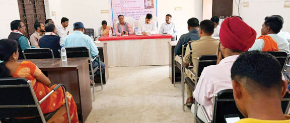 होली व मेला को लेकर शांति समिति की बैठक