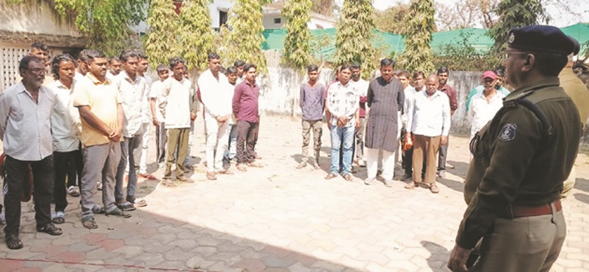 68 गुंडा व निगरानी बदमाशों को पुलिस ने दी समझाइश