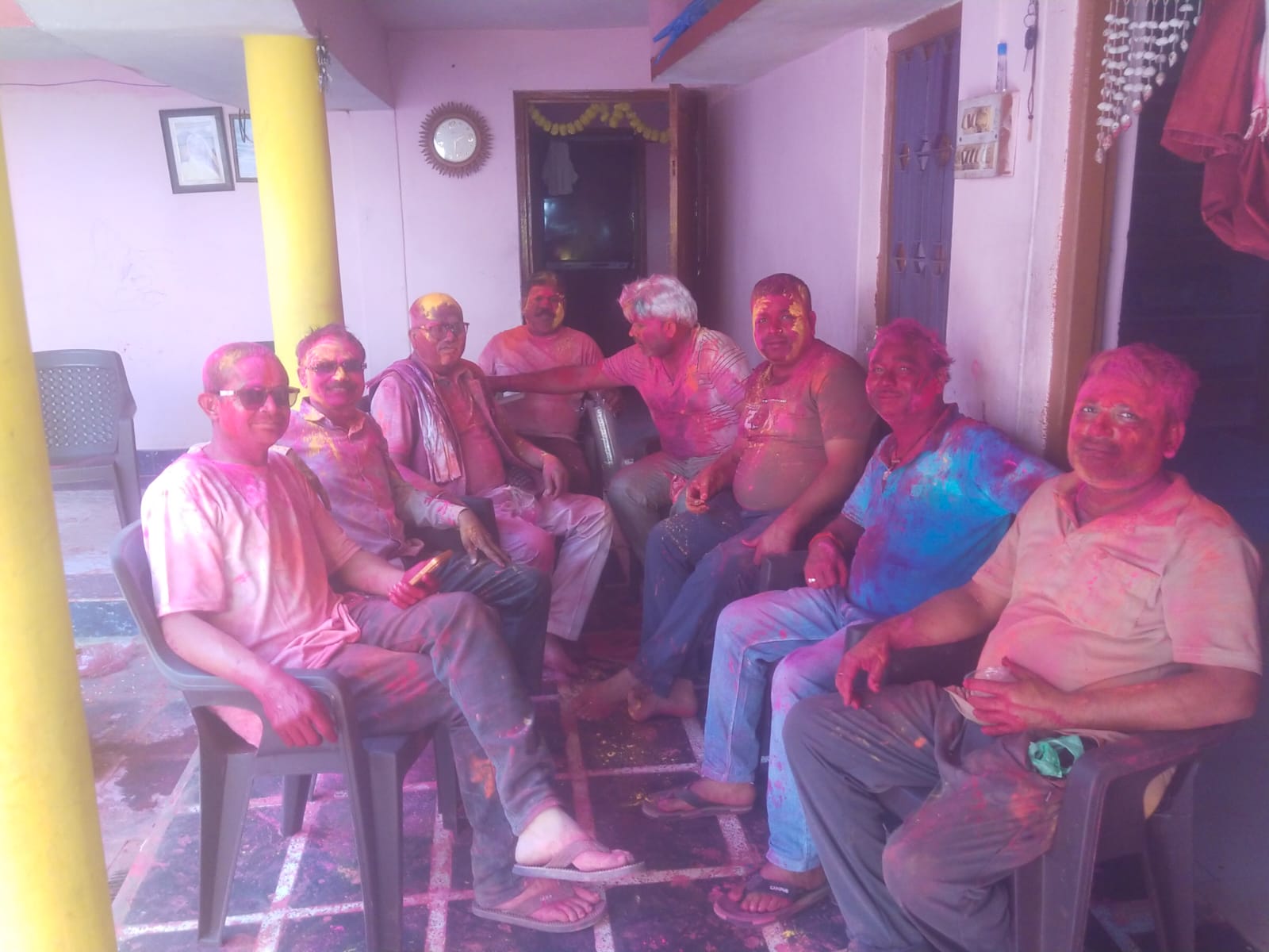 शांति सद्भावना के साथ मनाई गई होली