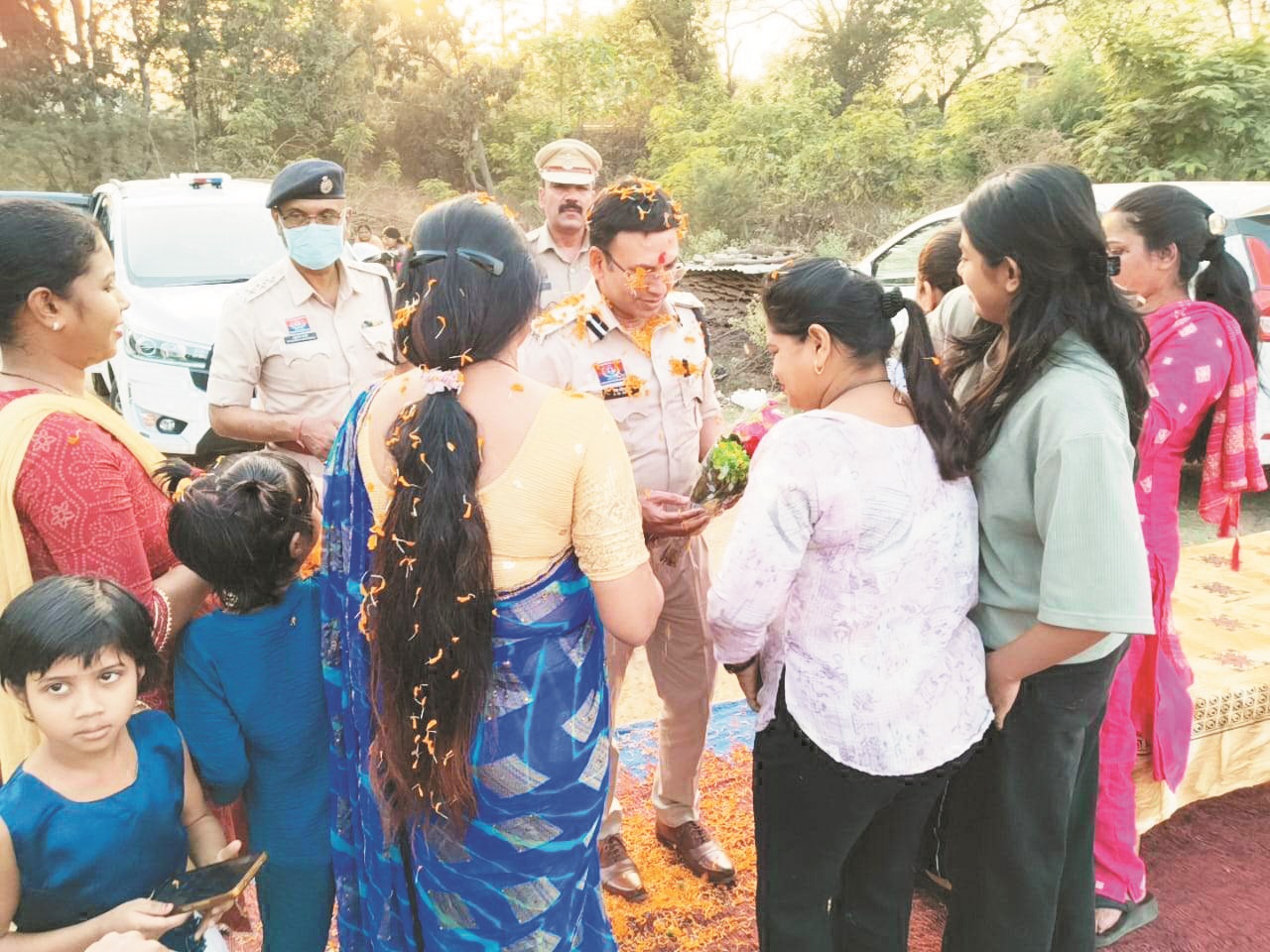 एसएसपी पहुंचे आशा प्रशामक देखभाल गृह