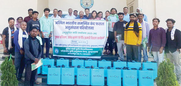 कन्द फसल परियोजना से किसानों को मिला एक दिवसीय प्रशिक्षण