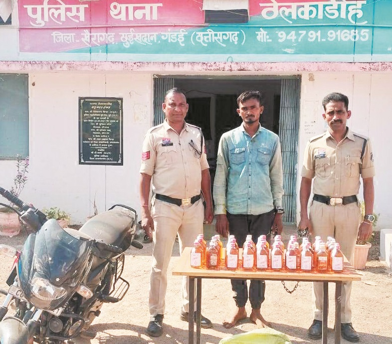 शराब परिवहन करते आरोपी गिरफ्तार